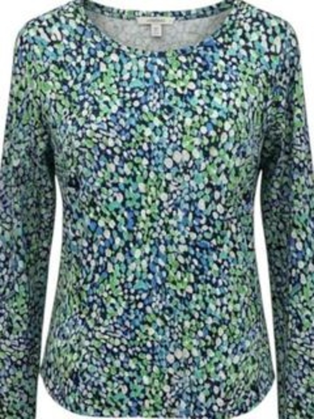 IBKÜL Blue Green Long Sleeve Top M Blue/Green